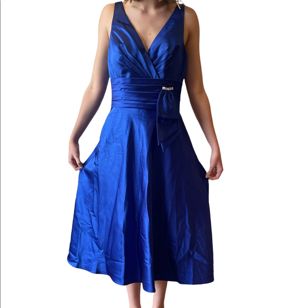 Allure Bridals size 10 blue dress